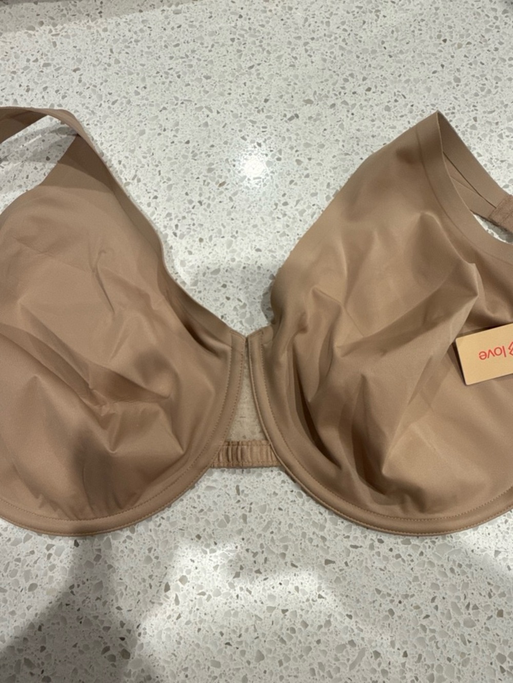 NWT ThirdLove 24/7 Minimizer Bra Warm Taupe 40F